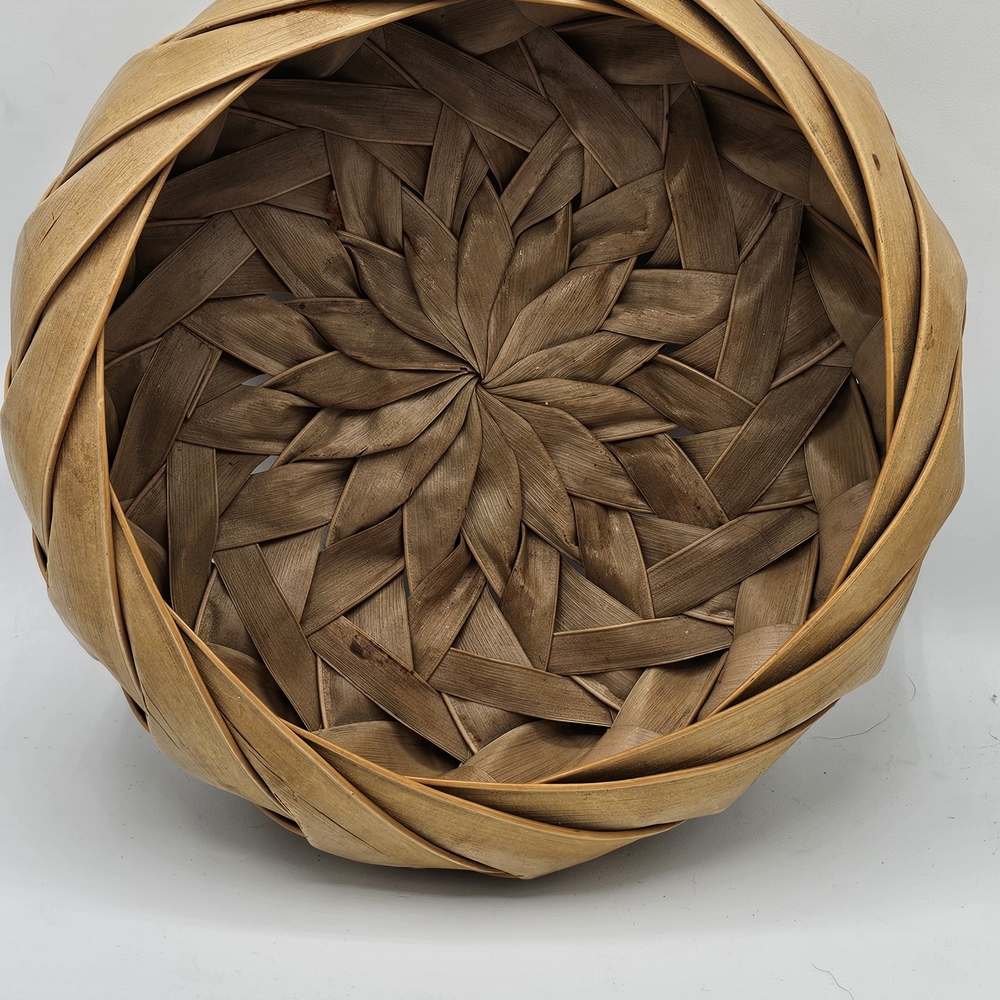 Handwoven Palm Leaf Basket